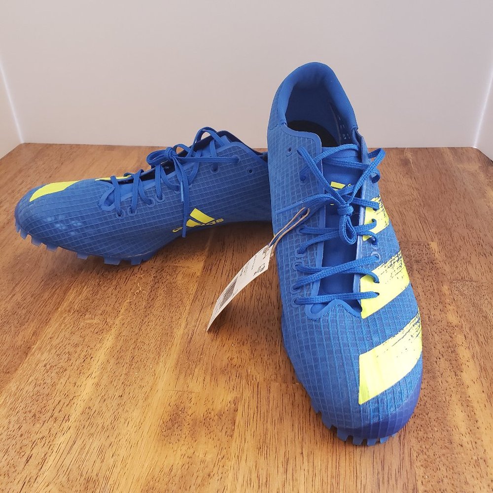 Adidas Adizero Finesse Track & Field Mens Spikes Shoes Size 14 Blue H68746